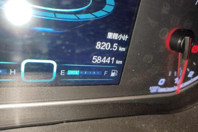 Used Chery Tiggo 7 2016 1.5T Manual E-commerce Edition Odometer Close Up