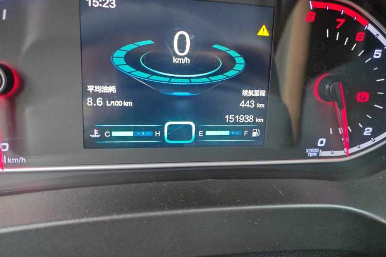 Used Chery Tiggo 7 2016 1.5T Manual E-commerce Edition Odometer Close Up