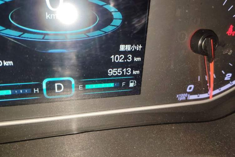 Used Chery Tiggo 7 2016 2.0L CVT YAOZHEN Edition Odometer Close Up