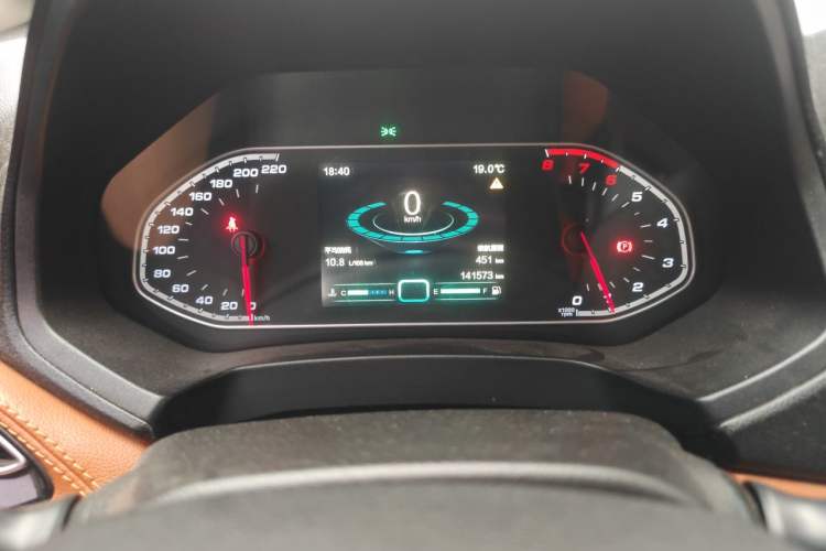 Used Chery Tiggo 7 2016 1.5T Manual Yaozhen Edition Odometer Close Up