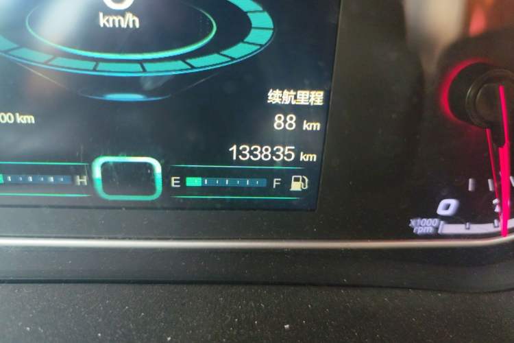 Used Chery Tiggo 7 2016 1.5T Manual E-commerce Edition Odometer Close Up