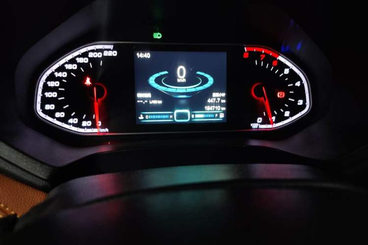 Used Chery Tiggo 7 2016 1.5T Manual Ignite Edition Odometer Close Up