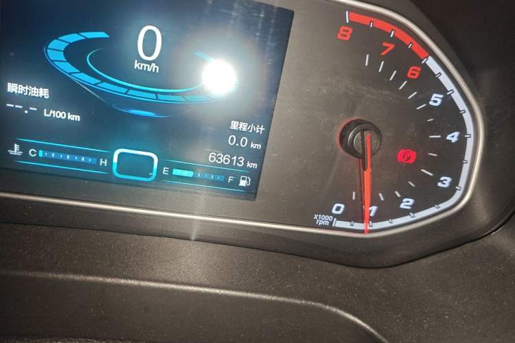 Used Chery Tiggo 7 2016 1.5T Manual Ignite Edition Odometer Close Up
