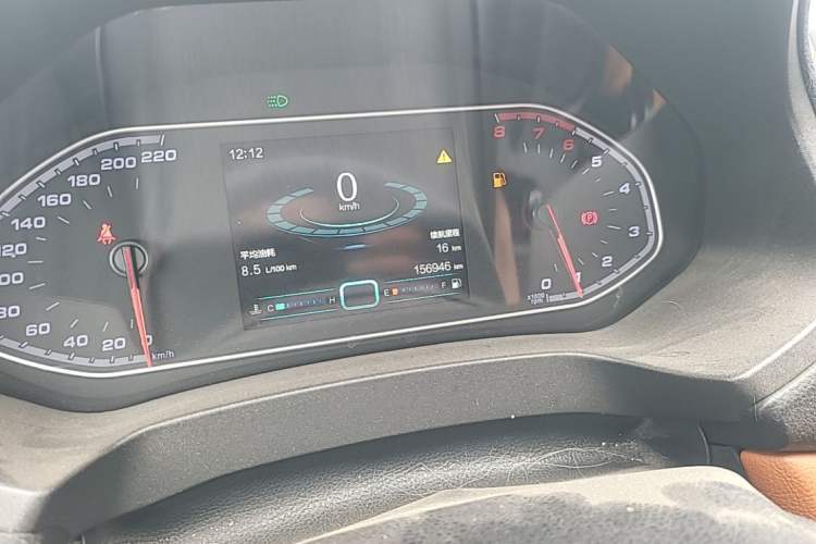 Used Chery Tiggo 7 2016 1.5T Manual E-commerce Edition Odometer Close Up