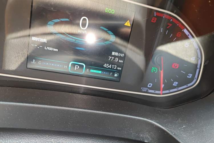 Used Chery Tiggo 7 2016 2.0L CVT Shining Edition Odometer Close Up