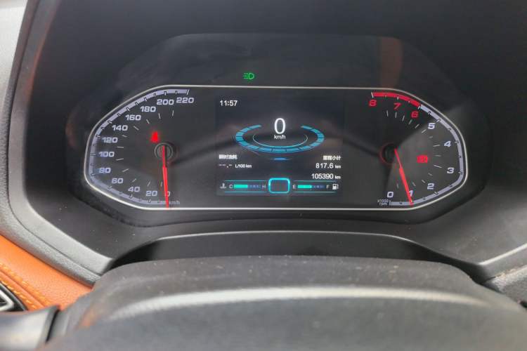Used Chery Tiggo 7 2016 1.5T Manual E-commerce Edition Odometer Close Up