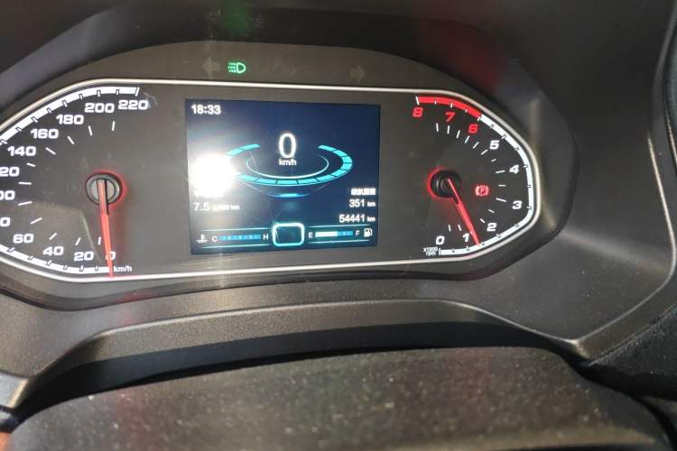 Used Chery Tiggo 7 2016 1.5T Manual E-commerce Edition Odometer Close Up