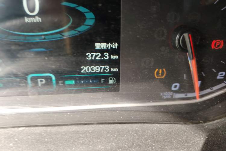 Used Chery Tiggo 7 2016 2.0L CVT YAOZHEN Edition Odometer Close Up