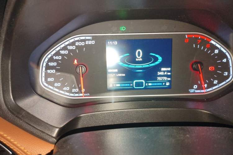 Used Chery Tiggo 7 2016 1.5T Manual E-commerce Edition Odometer Close Up