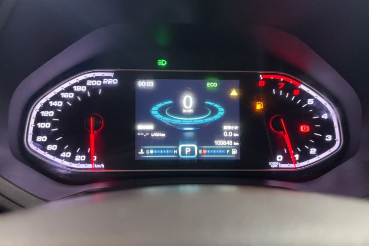 Used Chery Tiggo 7 2017 SPORT 1.5T Automatic Elite Edition Odometer Close Up