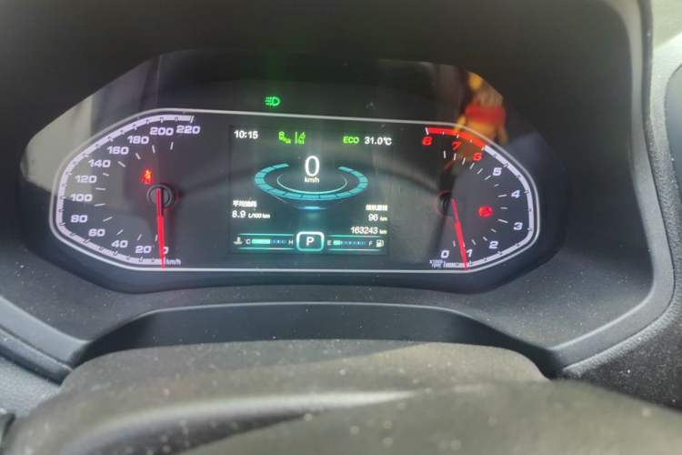 Used Chery Tiggo 7 2017 SPORT 1.5T Automatic Luxury Edition Odometer Close Up