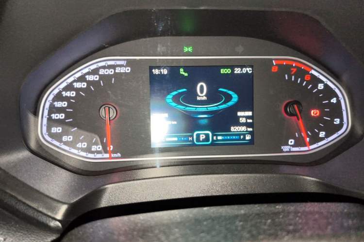 Used Chery Tiggo 7 2017 SPORT 1.5T Automatic Luxury Edition Odometer Close Up