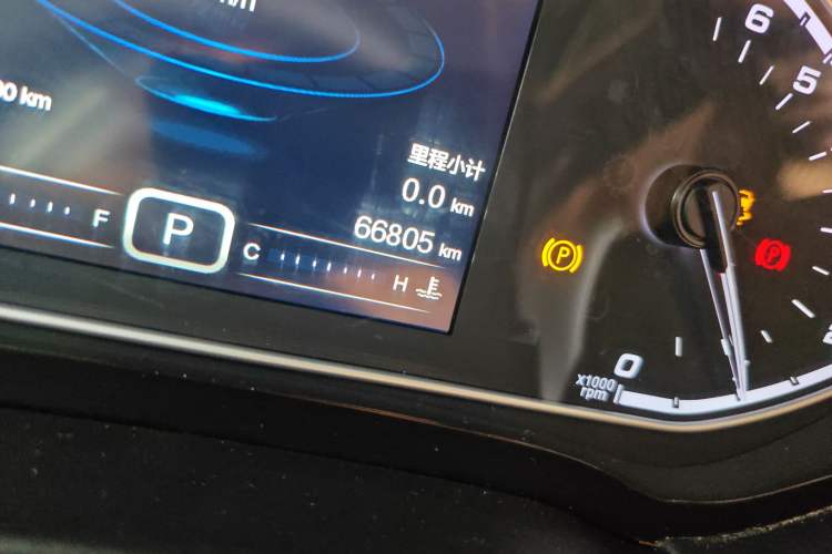 Used Chery Tiggo 7 2017 SPORT 1.5T Automatic Elite Edition Odometer Close Up