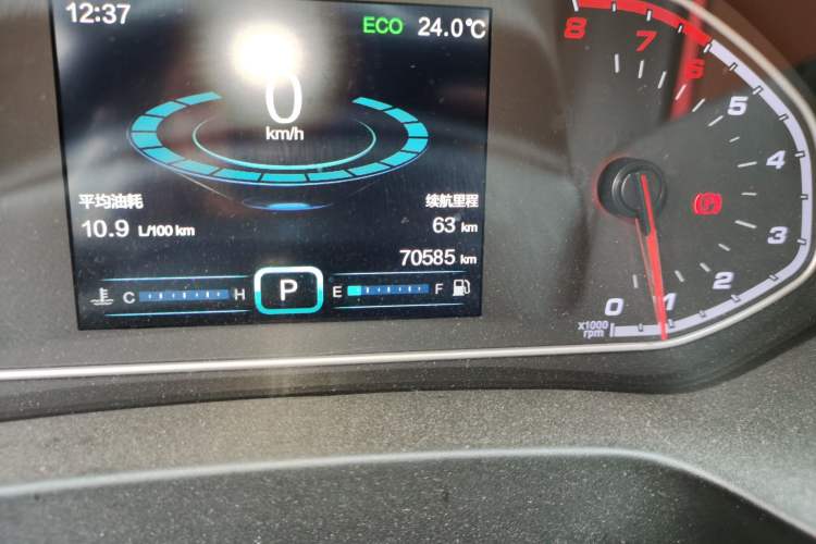 Used Chery Tiggo 7 2017 2.0L CVT Zhaoling Edition Odometer Close Up