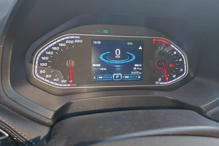 Used Chery Tiggo 7 2017 SPORT 1.5T Automatic Elite Edition Odometer Close Up