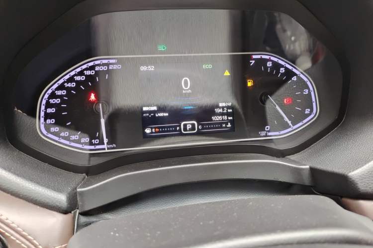 Used Chery Tiggo 7 2017 SPORT 1.5T Automatic Elite Edition Odometer Close Up