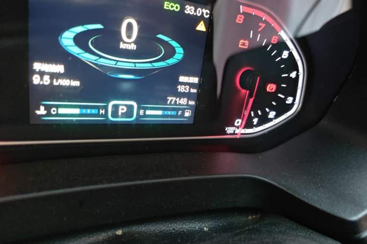 Used Chery Tiggo 7 2017 2.0L CVT Zhaoling Edition Odometer Close Up