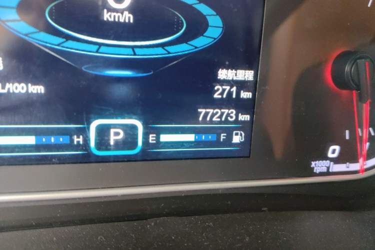 Used Chery Tiggo 7 2017 2.0L CVT Zhaoling Edition Odometer Close Up