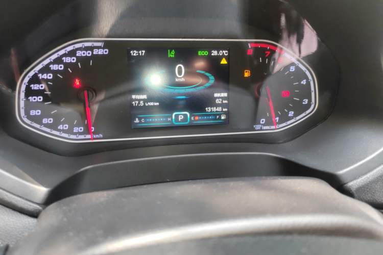 Used Chery Tiggo 7 2017 SPORT 1.5T Automatic Luxury Edition Odometer Close Up