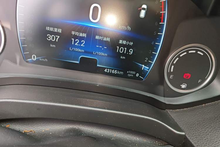Used Chery Tiggo 7 2018 FLY Model 1.5T Manual Jingxiang Edition China VI Standard Odometer Close Up