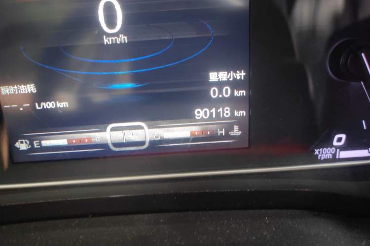 Used Chery Tiggo 7 2018 1.5T Automatic Elite Edition China V Standard Odometer Close Up