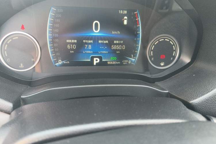 Used Chery Tiggo 7 2018 FLY Model 1.5T Automatic Jingxiang Edition China VI Standard Odometer Close Up