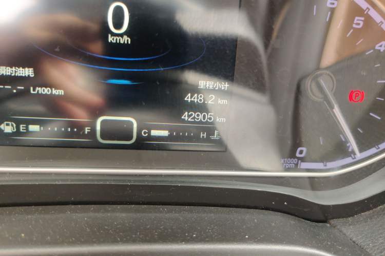 Used Chery Tiggo 7 2018 FLY Model 1.5T Manual Enjoyment Version China V Standard Odometer Close Up