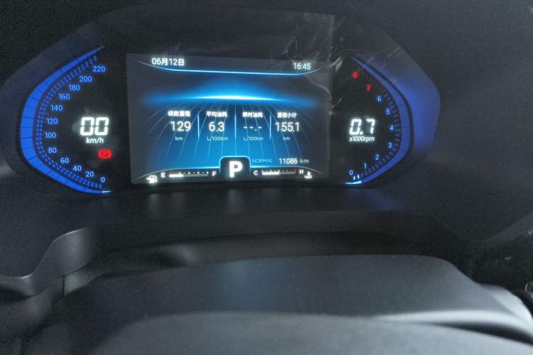 Used Chery Tiggo 7 2020 Discovery Edition 1.6T DCT Discovery No. 6 Odometer Close Up