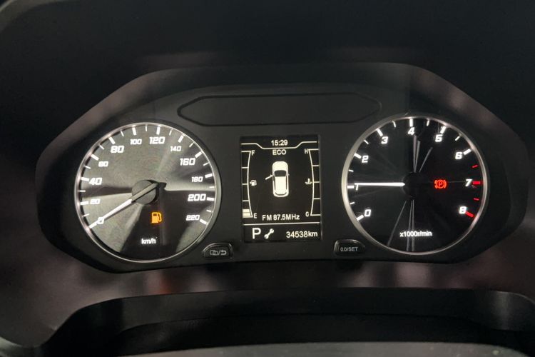 Used Chery Tiggo 7 2020 1.5T CVT Elite Model Odometer Close Up