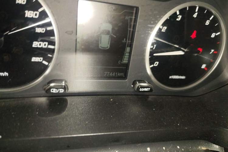 Used Chery Tiggo 7 2020 1.5T Manual Elite Model Odometer Close Up