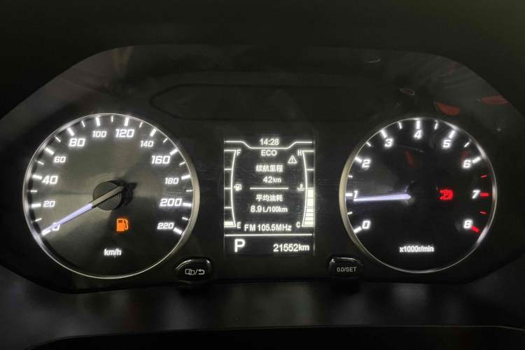 Used Chery Tiggo 7 2020 Discovery Edition 1.5T CVT Discovery No.1 Odometer Close Up