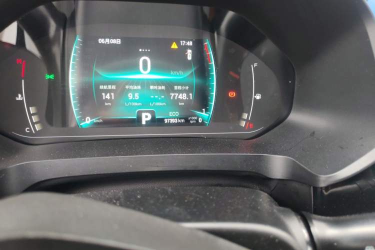 Used Chery Tiggo 7 2020 Discovery Edition 1.5T CVT Discovery No. 2 Odometer Close Up