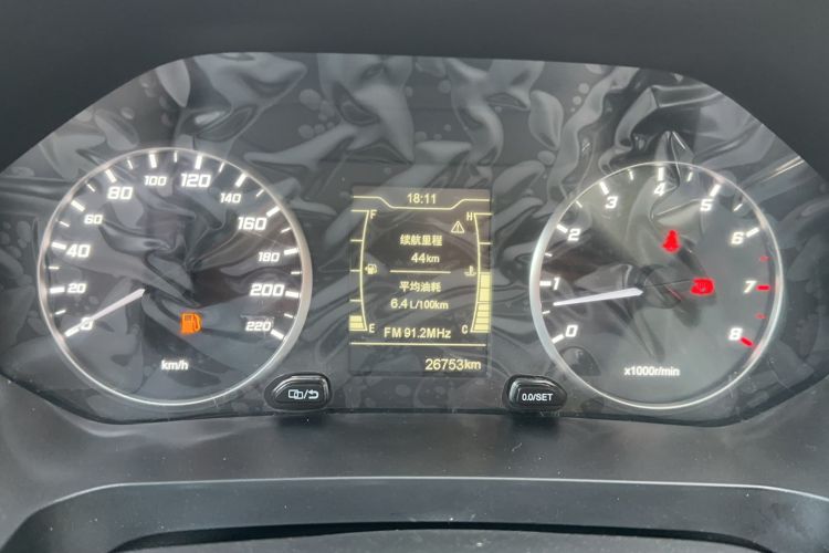 Used Chery Tiggo 7 2020 1.5T Manual Elite Model Odometer Close Up