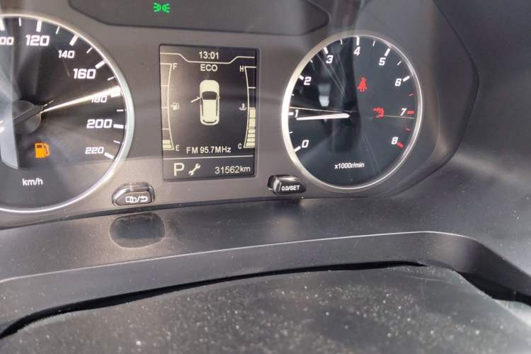 Used Chery Tiggo 7 2020 Discovery Edition 1.5T CVT Discovery No.1 Odometer Close Up