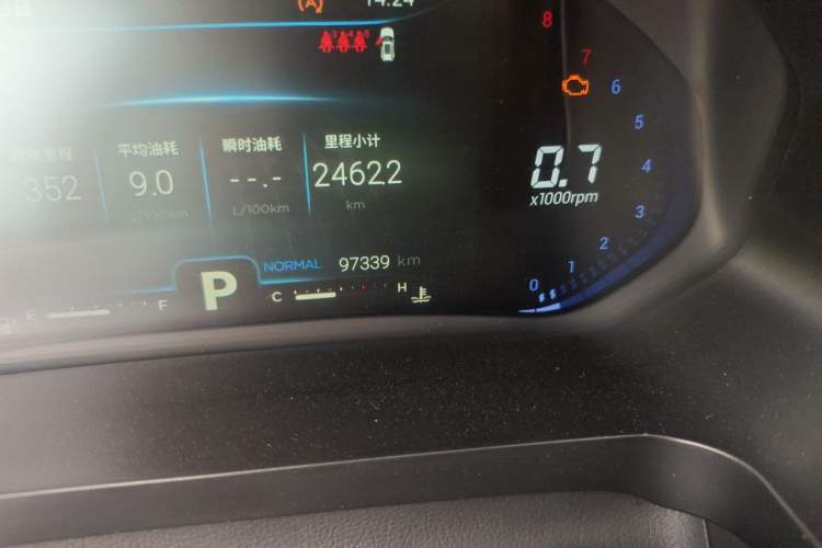 Used Chery Tiggo 7 2022 Super Edition 1.6T DCT Super Warrior+ Odometer Close Up