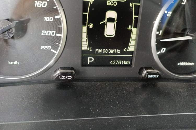 Used Chery Tiggo 7 2022 Super Edition 1.5T CVT Super Guardian Odometer Close Up