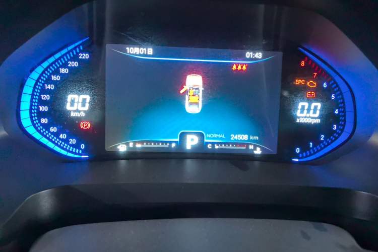 Used Chery Tiggo 7 2022 Super Edition 1.6T DCT Super Warrior+ Odometer Close Up