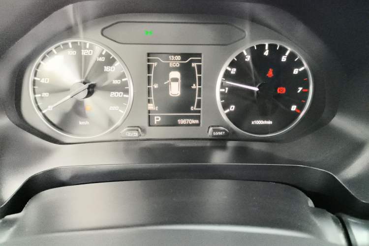Used Chery Tiggo 7 2023 1.5T CVT New Dynamic Edition Odometer Close Up