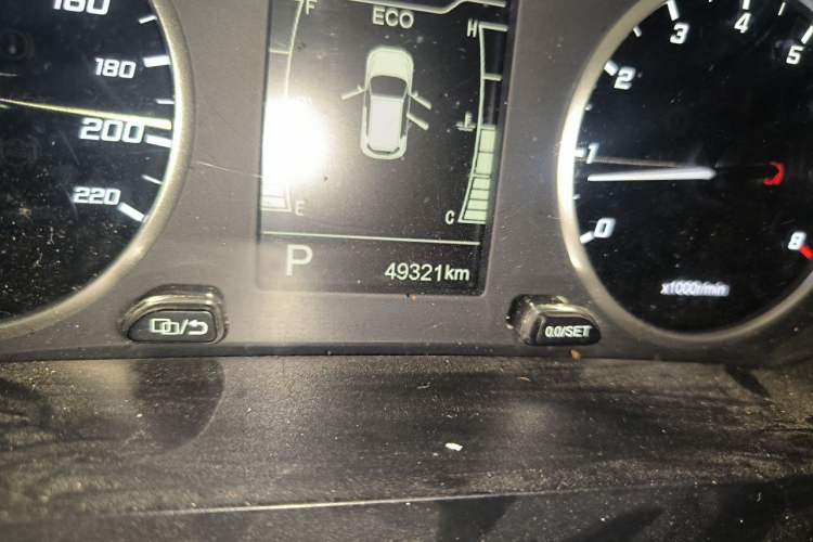 Used Chery Tiggo 7 2023 1.5T CVT New Dynamic Edition Odometer Close Up