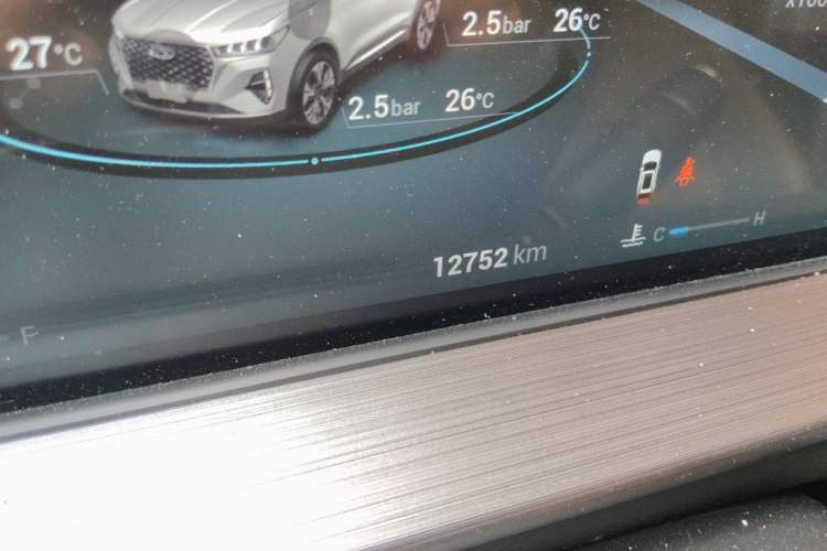 Used Chery Tiggo 7 2024 1.5T Manual Glory Edition Odometer Close Up