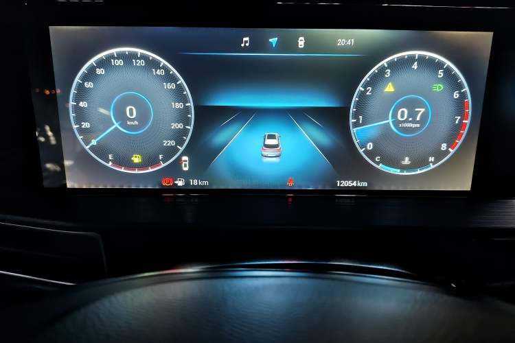 Used Chery Tiggo 7 2024 1.5T Manual Glory Edition Odometer Close Up