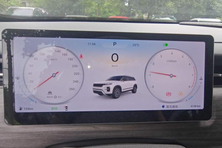 Used Chery Tiggo 7 2025 Model High-Energy Edition 1.5T Jing Two-Wheel Drive Version Instrument Cluster