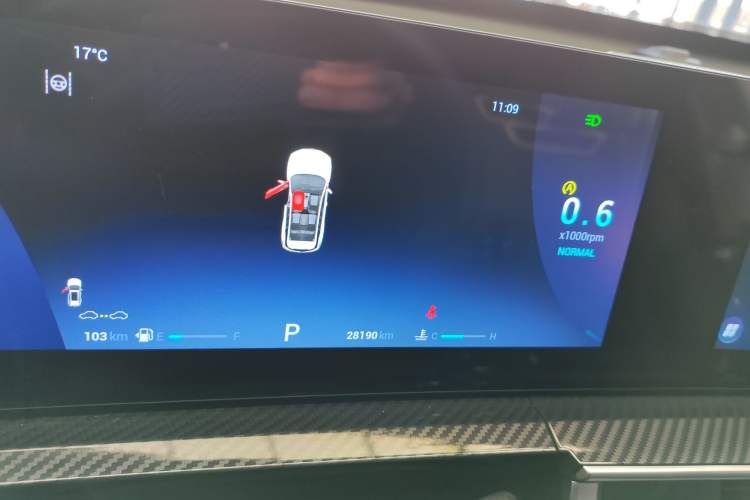Used Chery Tiggo 7 PLUS 2023 1.6 TGDI DCT Prestige Edition Odometer Close Up