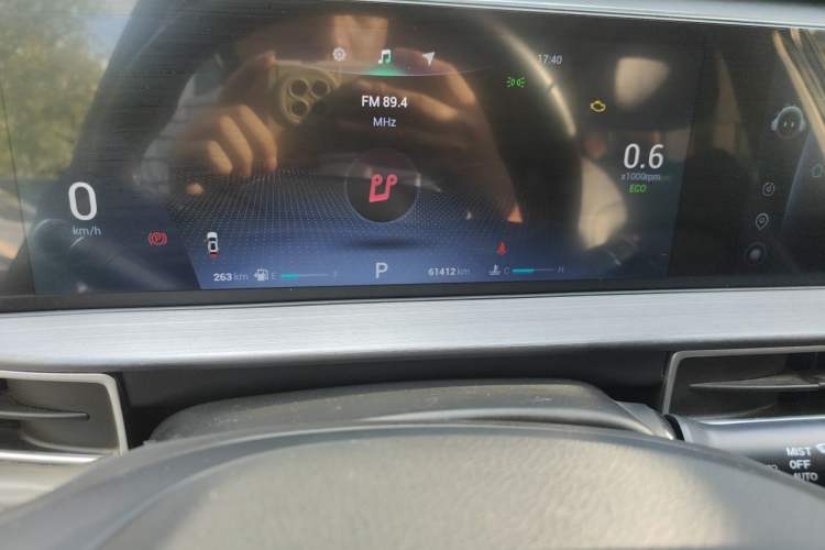 Used Chery Tiggo 7 PLUS 2021 1.5T CVT Prestige Model Odometer Close Up
