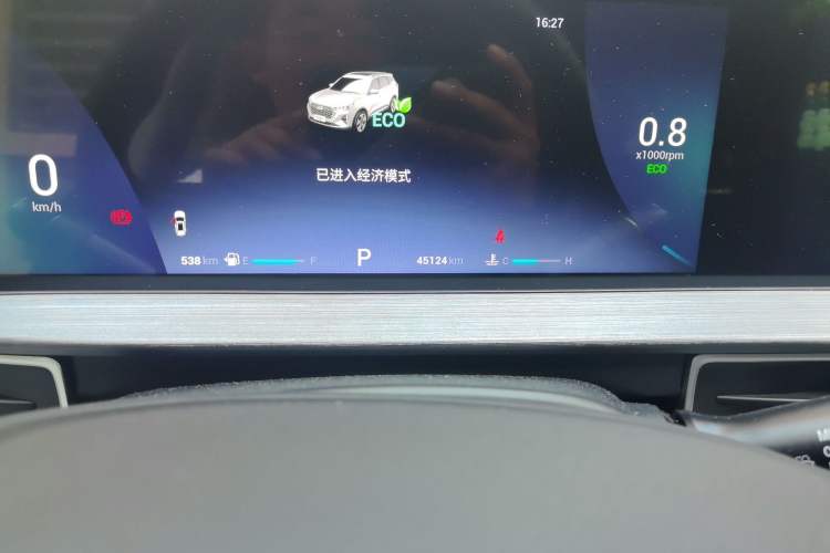 Used Chery Tiggo 7 PLUS 2021 1.5T CVT Luxury Model Odometer Close Up