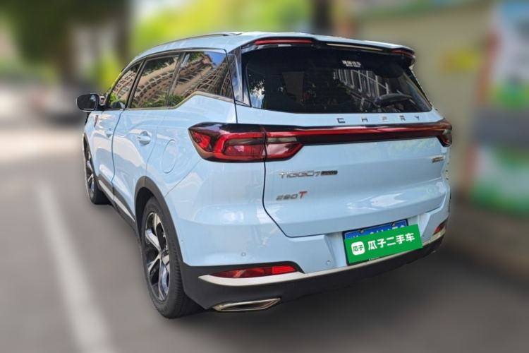 Used Chery Tiggo 7 PLUS 2021 Kunpeng Edition 1.6TGDI DCT Flagship Model+ Rear Left 45 Deg