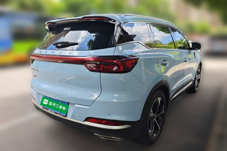 Used Chery Tiggo 7 PLUS 2021 Kunpeng Edition 1.6TGDI DCT Flagship Model+ Rear Right 45 Deg