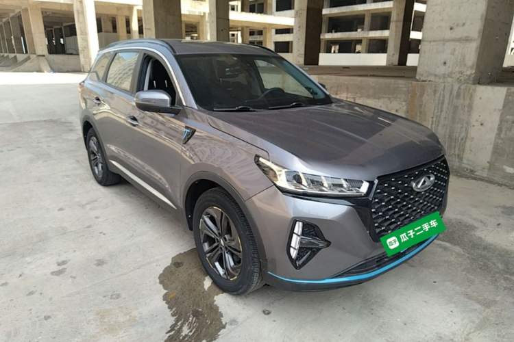 Used Chery Tiggo 7 PLUS 2021 Kunpeng Edition 1.6TGDI DCT Luxury Model Front Right 45 Deg