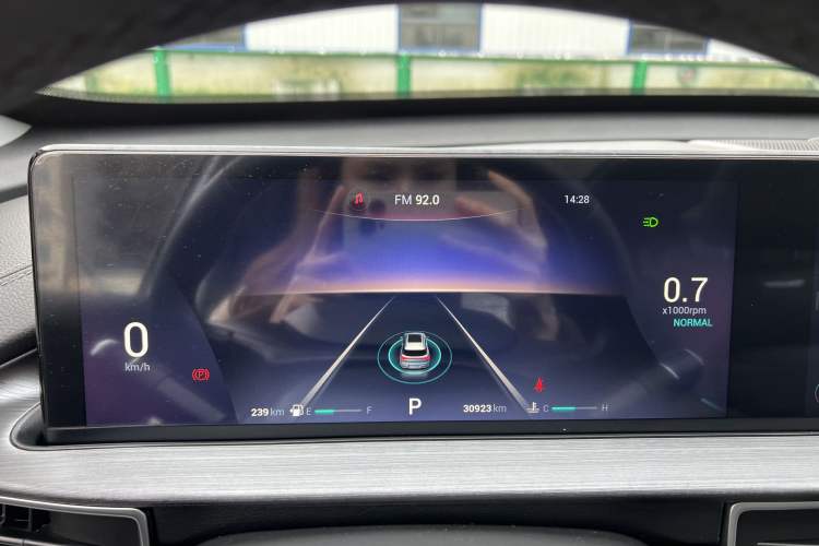 Used Chery Tiggo 7 PLUS 2021 Kunpeng Edition 1.6TGDI DCT Luxury Model Odometer Close Up