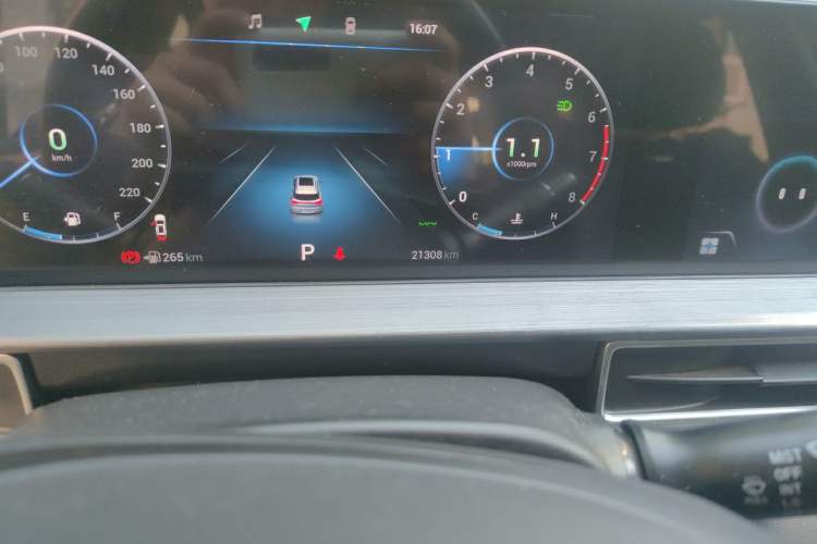 Used Chery Tiggo 7 PLUS 2021 1.5T CVT Fashion Edition Odometer Close Up